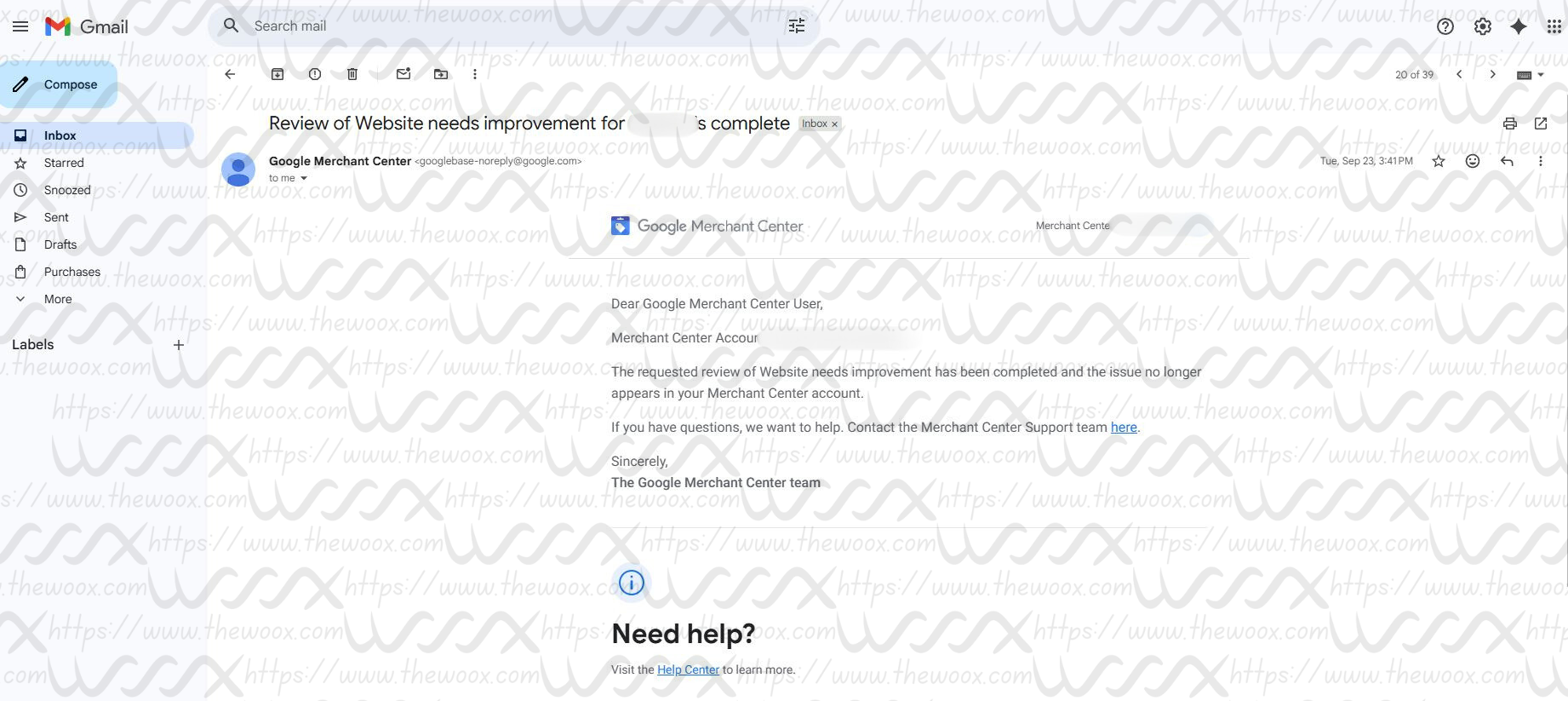 Google Merchant center Suspension Misrepresentation